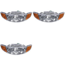 3X Motorcycle Headlights Suitable for DIO 50Cc ZX AF34 AF34.5 AF 34 AF 34.5-White