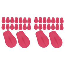 40pcs Realistic Plush Dog Tongues for Puppy Crafting Accessories for DIY Stuffed Animal Projects Doll Making Supplies