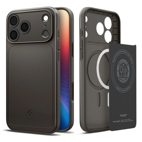 Custodia Spigen Thin Fit MagSafe per iPhone 17 Pro - Grigio