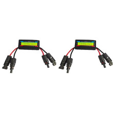 2X 150A Power Meter RC Model Aircraft Power Meter Analyzer Current Power Meter Solar Tester with Connector
