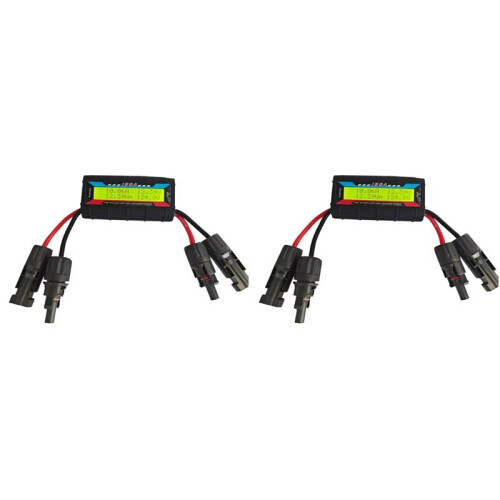2X 150A Power Meter RC Model Aircraft Power Meter Analyzer Current Power Meter Solar  Tester with Connector