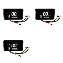 3X Compteur de Vitesse Numérique LCD Couleur 48 V-72 V pour Scooter Électrique, Vélo Électrique