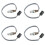 4X Oxygen Sensor 18213-98J30 for  Outboard DF115A DF140A 100HP-300HP 1