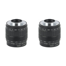 2X Objectif CCTV 35 mm à Monture C pour Caméra de Microscope Vidéo Numérique Industriel Compatible et USB.