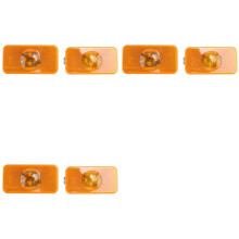 6pcs 24V LED Side Truck Signal Side Lights for FH FM FL Truck Lights Amber Part Number 20789440