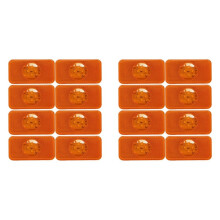 16 Pcs 24V Led Side Truck Signal Side Lights for Fh Fm Fl Truck Lights Amber Part Number 20789440