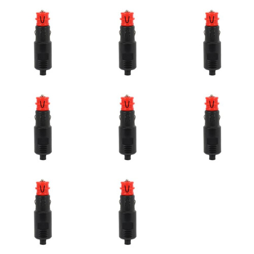 8X 12V Zigarettenanzünder Stromanschluss Stecker Adapter