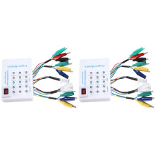 2X 24V/36V/48V/60V/72V Electro Car E-Bike Scooter Bezszczotkowy Tester Kontrolera Silnika dla Cewki Silnika Teste (Biały)