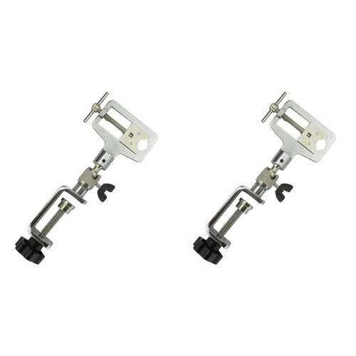 2X Practice Clamp Tool Metal Alloy Adjustable Locksmith Tool Softcover Type Practice Lock Vise Clamp 1