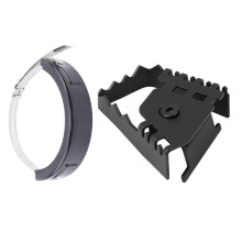 Rear Foot Brake Lever Pedal Enlarge Extension Pad Extender for F800Gs F700Gs R1200Gs & Exhaust Protector Can Cover Universal Fit 100mm-160mm Oval