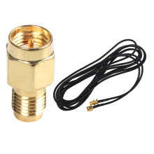 WiFi WAN Router Wi-Fi Antenna Extension Cable RP-SMA & Durable SMA Male Plug to RP-SMA Female RF Coax Adapter Connector