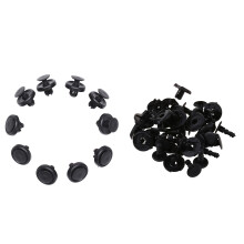 30 Pcs Bumper Plastic Trim Clips 7Mm Bumper Trim Clip Panels, 20 Pcs 20Mm & 10 Pcs 12Mm