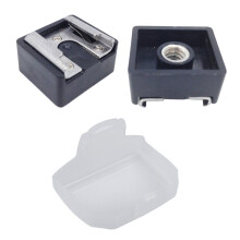 1x Flash Diffuser Bounce Cover for Yongnuo YN685 YN600EX-RT YN-660 Speedlight & 2Pcs Flash Hot Shoe Mount Adapter to 1/4 Inch Thread for Studio Light
