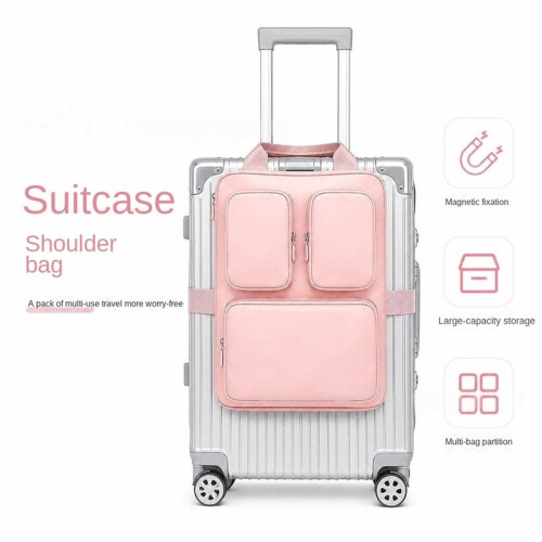 Sturdy Suitcase Magnetic Attraction Hanging Bag, Multi-Compartment  Travel Organizer with Attachment Straps B 1