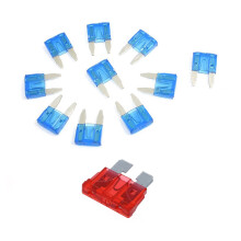 60 Pcs Motorcycle Car ATC Ato Blade Fuse Fuse Fuse Red 10A & 15 a