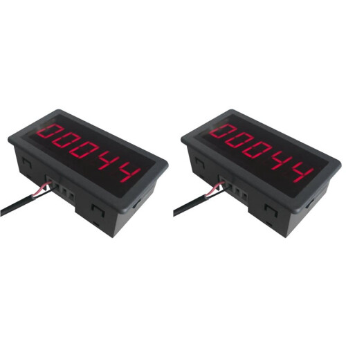 2X RS5135 5 Digits Electronic Counter DC12-24V 0-99999 LED Digital Panel Meter Totalizing Type Electronic Counter 1