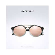 (pink)Adult Frame Polarized Uv400 Roundlens Sunglasses For Outdoor Driving And Wear Casual