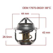 Engine Coolant Thermostat 88 for Vstrom 650 1000 1050 V-Strom DL650 AN650 SV650 Motorcycle 17670-06G51