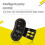Car Steering Wheel Controller Steering Control Button Wireless Remote Control Applicable Universal Car Navigation DVD 6