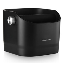 Espresso Knock Box - Knock Box, Baristas Style Coffee Knock Box for Grounds with Removable Shock-Absorbent Knock Bar A