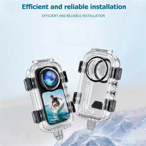 For  X6 Waterproof Invisible Protective Case  to 60m Underwater Action Camera Protector Diving Housing Shell 2
