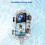 For  X6 Waterproof Invisible Protective Case  to 60m Underwater Action Camera Protector Diving Housing Shell 7