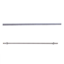 1Pc 320mm x M8 Stainless Steel Thread Bar Stock Rod Silver Tone & 1Pc 304 Stainless Steel Capillary Tube Tool OD 8mm x 6mm ID, Length 250mm