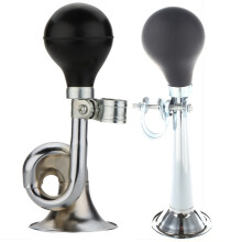 2 Pcs Non-Electronic Trumpet Loud Bicycle Cycle Bike Bell Vintage Retro Bugle Hooter Horn 18cm & 22cm