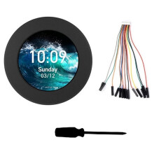 ESP32-C6 1.28inch LCD Display Development Board 240x240 65K Color Supports 2.4GHz Wi-Fi 6 and 5 with Case