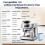 4pack Coffee Machine Water Filter, Replacement for  Saeco AquaClean CA6903, for PicoBaristo Water Filters 4