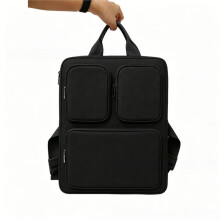 Sturdy Suitcase Magnetic Attraction Hanging Bag, Multi-Compartment Travel Organizer with Attachment Straps A