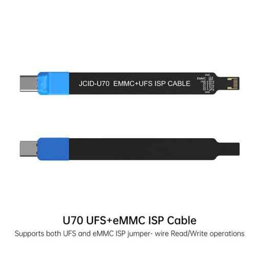 JCID U70 UFS + EMMC ISP Cable for NAND Supports Both UFS and EMMC ISP Jumper-Wire Connection Workflows Tool