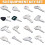 50 Heavy Equipment Keys Master Set, Construction Contractor Ignition Keys for CAT  Case  JCB 8