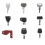 42PCS Heavy Equipment Key Master Set, Construction Machine Operator Keys Ignition for   JD Case JLG JCB 9