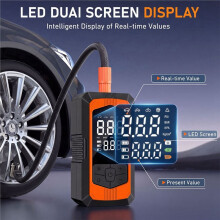 Portable Electric Air Compressor Digital Display Tyre Inflator Pump with LED Light for Car Motorcycle Bicycle