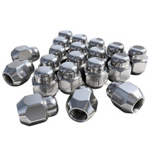 5PCS M12x1.5 Chrome Lug Nuts for 52950-14140 OEM Replacement Wheel Lug Nut Set