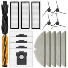 (Paquete de 18) Piezas de Repuesto D20 Pro Compatibles con el Kit de Accesorios para Aspiradora Robot para D20 Pro