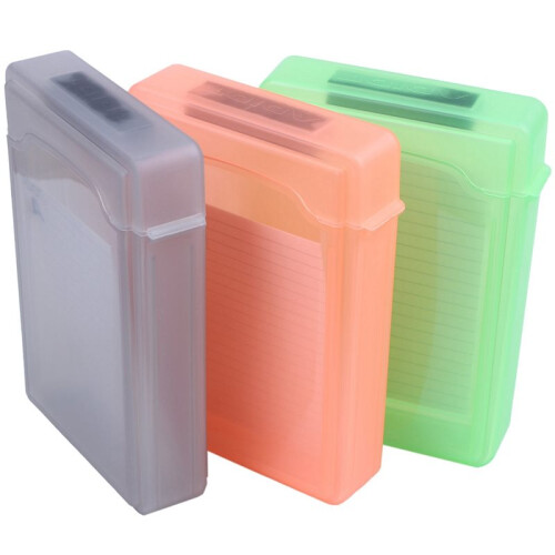 20 PCS 3.5 Inch Portable IDE  HDD External Case Hard Drive Case Hard Case Plastic Protection Case 2
