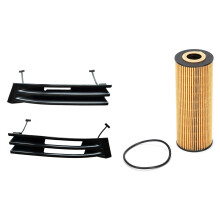 Ventilation Grill Bumper Lower Grille Inner L/R for W202 S202 C-Class 1993-1997 & Engine Oil Filter Kit
