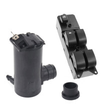 1 Pcs Car Window Driver Side Main LHD & 1 Pcs Windshield Washer Pump New