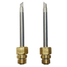 2 Pcs 510 Interface Soldering Iron Tip USB Soldering Iron Tip Welding Rework Accessories, Knife Tip & Horseshoe