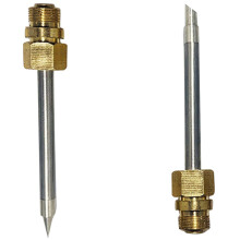 2 Pcs 510 Interface Soldering Iron Tip USB Soldering Iron Tip Welding Rework Accessories, Horseshoe & Pointed