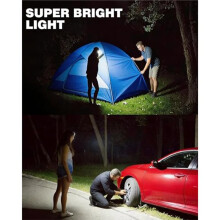 LED-Stirnlampe, Wiederaufladbar, USB-C-Anschluss, Extrem Hell, Dimmbar, mit Sensor und Magnet, zum Wandern und Angeln