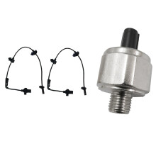 2 Set Car Accessories: 1 Pcs Car Knock Sensor & 1 Set Front Right / Left ABS Wheel Speed Sensor