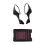 Left Right Side Rear View Mirror for 1999-2006  with Motorcycle Air Filter for 1