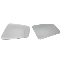 2 Pcs Car Door Side Heated Wing Antifog Heated Rearview Mirror Glass (Right & Left)