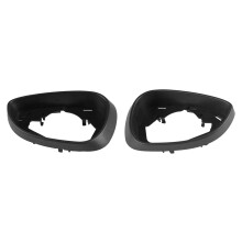 2x Car Left/Right Side Door Wind Rearview Mirror Cover Frame for Fiesta MK7 2009-2017