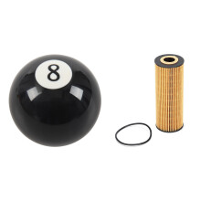 1 Pcs Car Auto Black 8 Gear Shift Shifter Knob Adapter & 1 Pcs Engine Oil Filter Kit