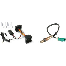 1 Pcs Car Audio Cable Adapter & 1 Pcs Oxygen Sensor O2 Sensor Lambda Air Fuel Ratio