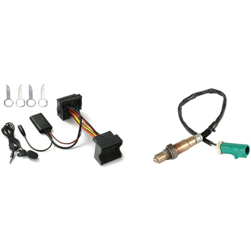1 Pcs Car Audio  Cable Adapter & 1 Pcs Oxygen Sensor O2 Sensor Lambda Air Fuel Ratio